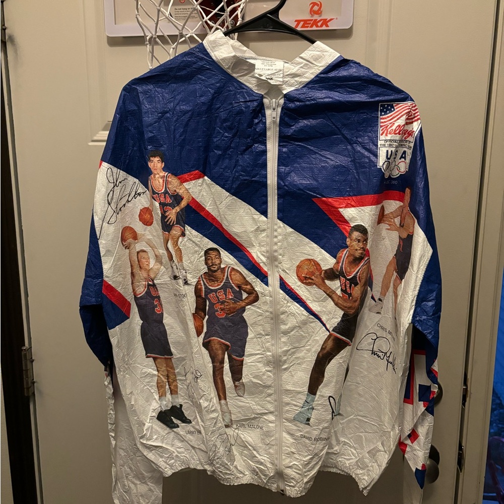 Dream Team USA basketball vintage retro collectible jacket